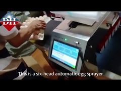 6 노즐 자동 계란 스프레이 코딩 기계 인쇄